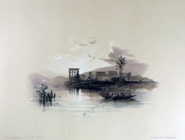 Island of Philae on the Nile by David Roberts